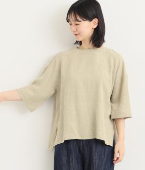 レーヨンラミータイダイ染プルオーバー(グレージュ-L)