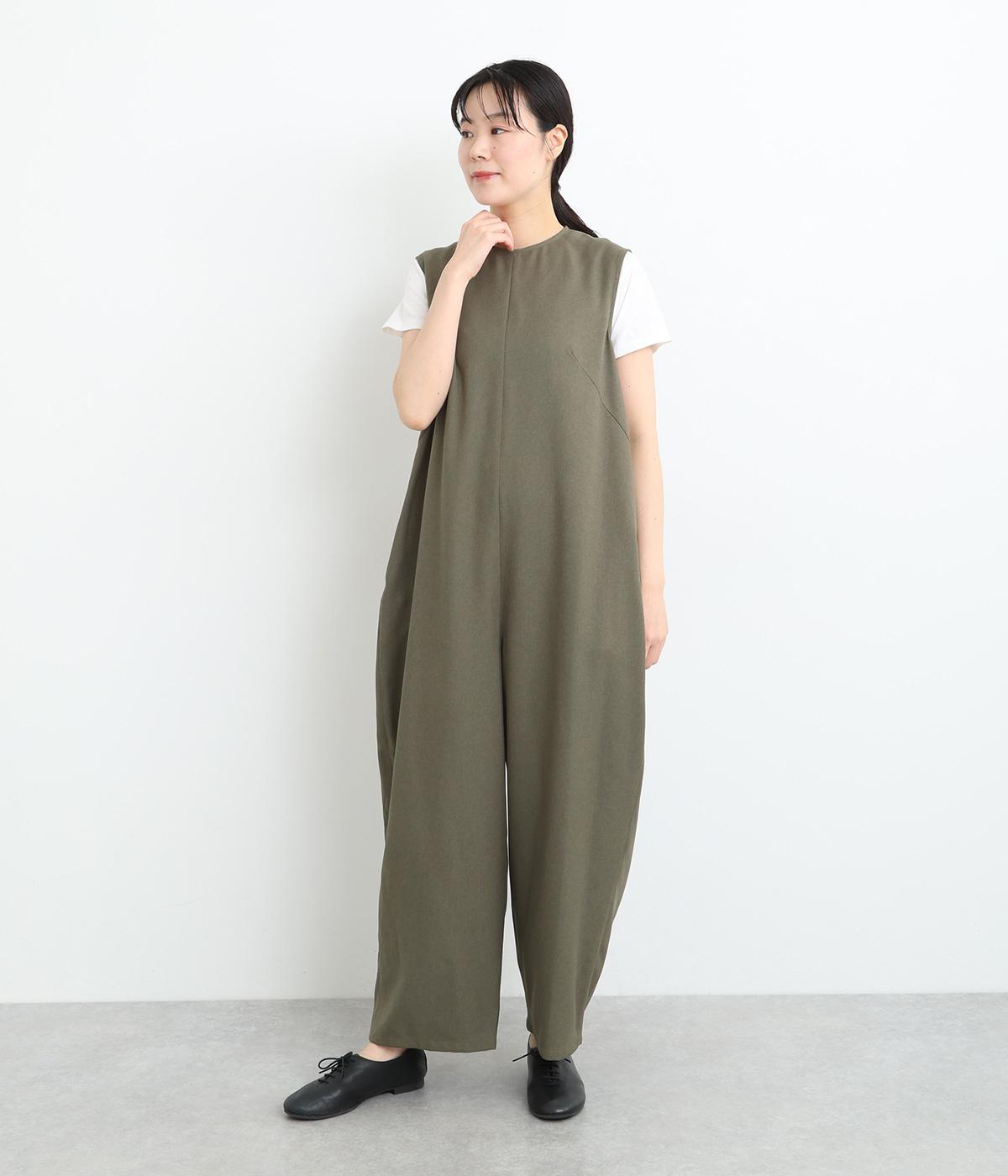 ナチュラルストレッチオールインワン(カーキ-ONESIZE)