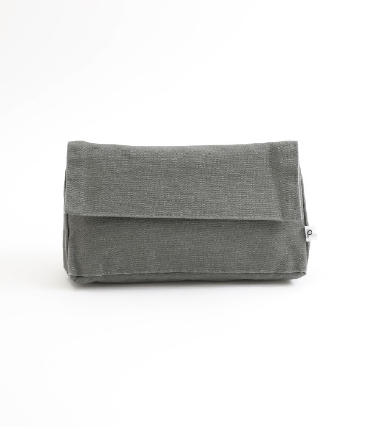 キャンバス　トライアングルポーチ　ラージ(グレー-ONESIZE)