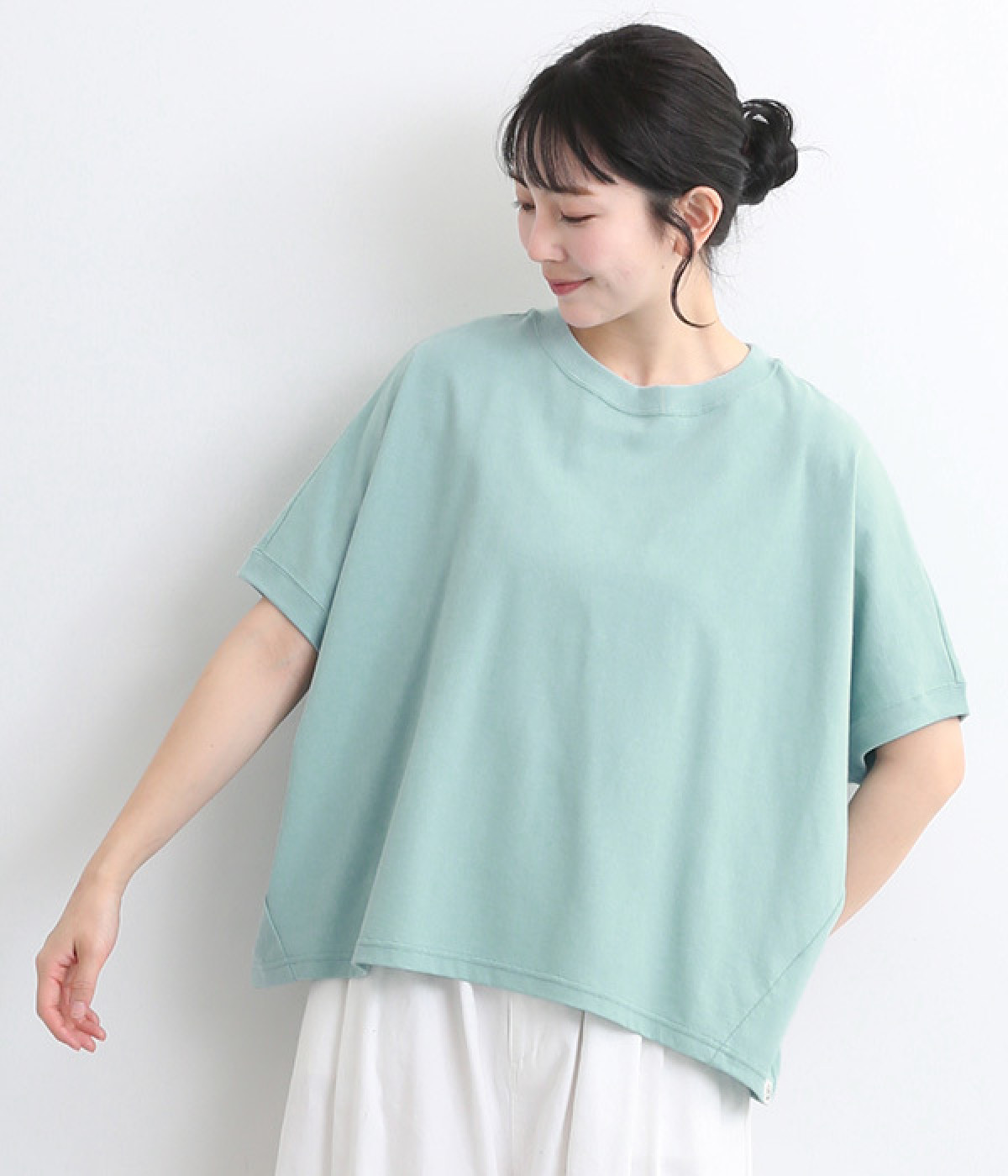 ヴィンテージ天竺　ココンTシャツ(ミントグリーン-ONESIZE)