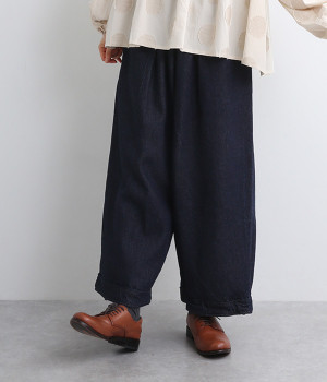 綾デニムクーペパンツ(ワンウォッシュ-ONESIZE)