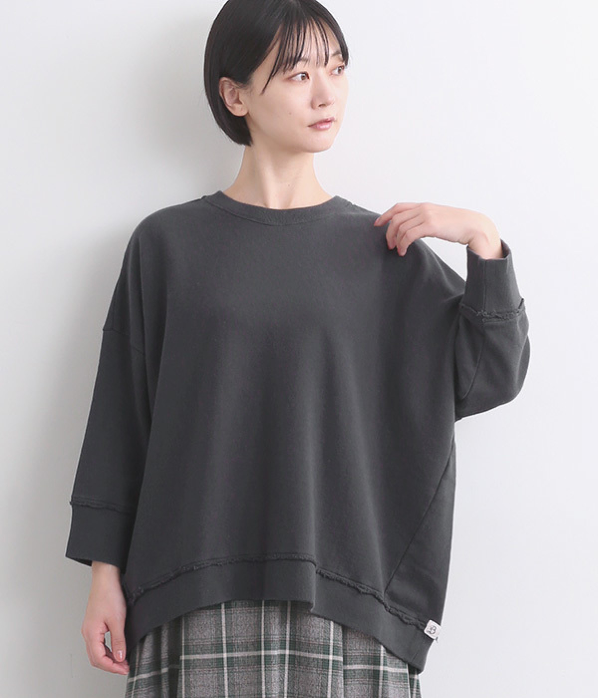 ヴィンテージ裏毛　ココントレーナー(チャコールグレー-ONESIZE)