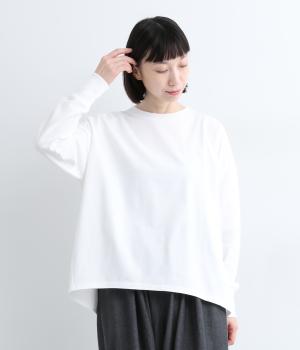 コットンヴィンテージ天竺ユニヴェルセルロンTシャツ(ホワイト-2)