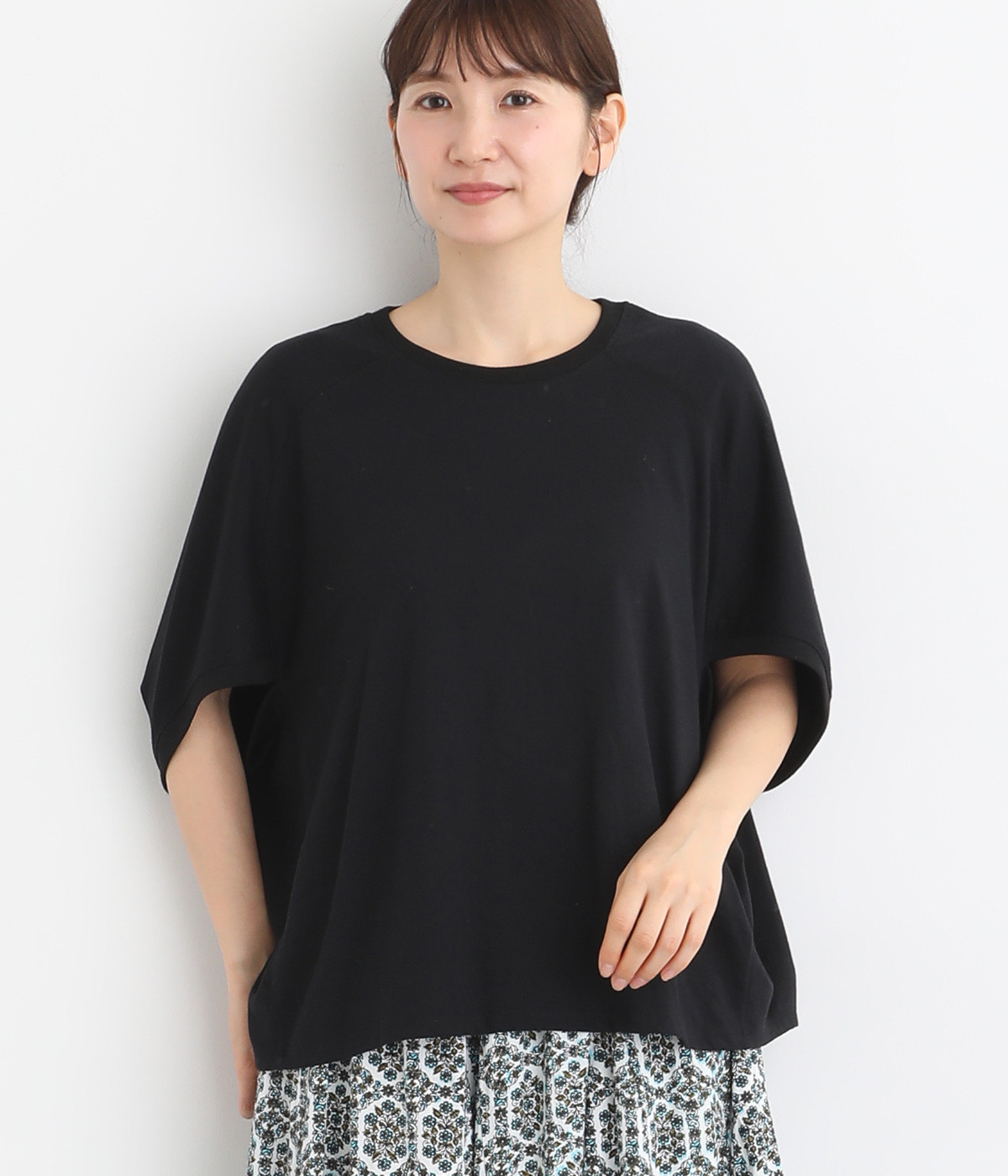 TC天竺ムササビＴシャツ(ブラック-ONESIZE)