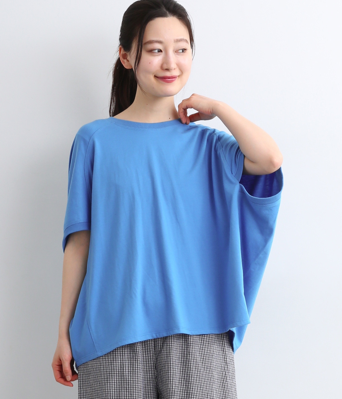 TC天竺ムササビＴシャツ(ブルー-ONESIZE)