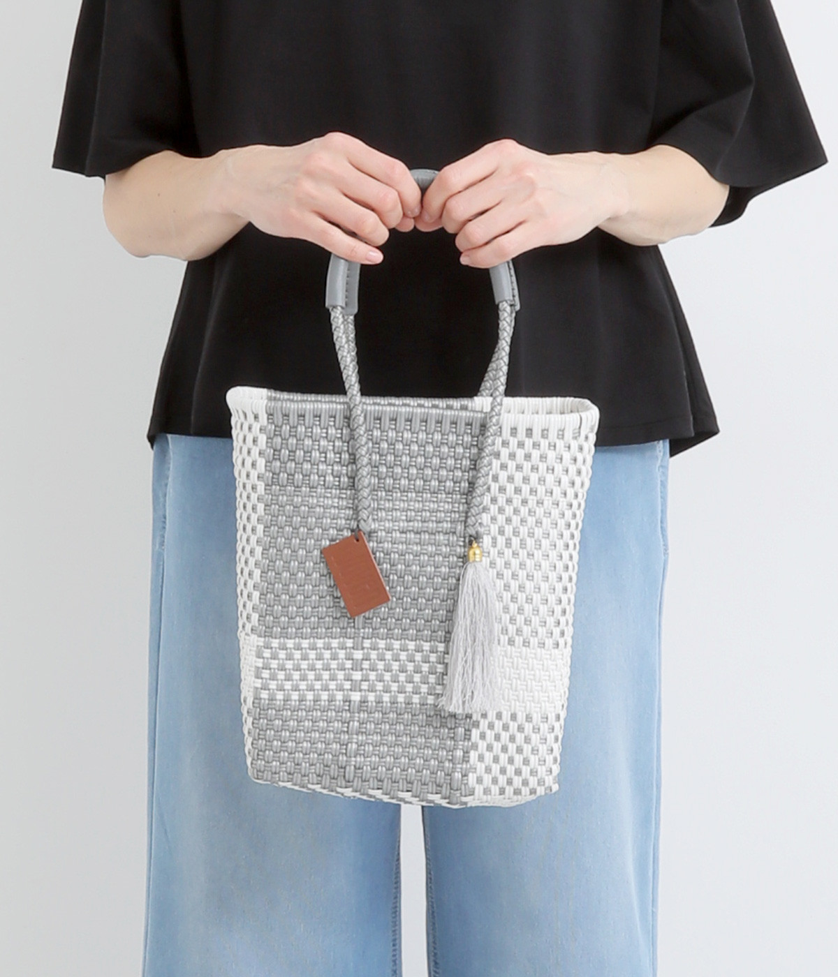 メルカドバッグ　MINI TOTE(シルバー-ONESIZE)