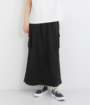ドライタッチストレッチカーゴドロストスカート