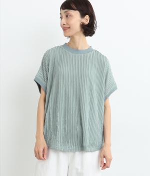 フリル素材BIGTシャツ