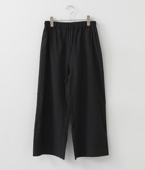 コットンブロードペチパンツ(ブラック-ONESIZE)