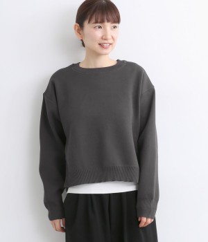 ポンチドッキングニット(チャコール-ONESIZE)