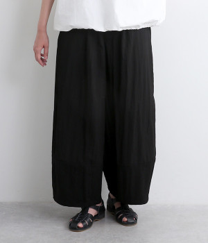 レーヨンナイロンツイルバルーンパンツ