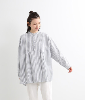 ストライプジャーナルチュニック(ストライプ-ONESIZE)