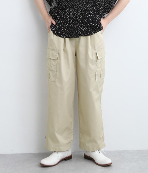 カーゴボトムパンツ(ベージュ-ONESIZE)