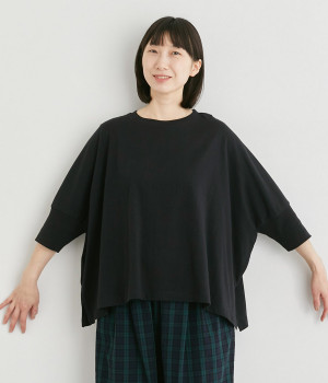 コットンワイドプルオーバー
