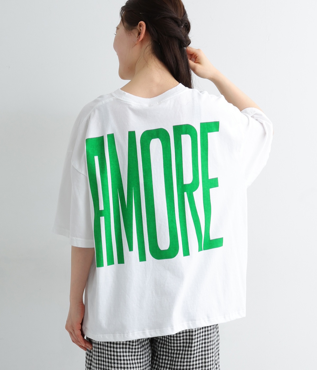 ピグメントTシャツ　CIAO!(ホワイト-ONESIZE)