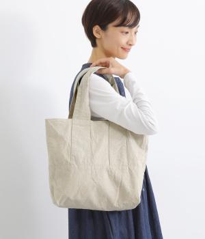 コットンリネンキャンバス　トートバッグ