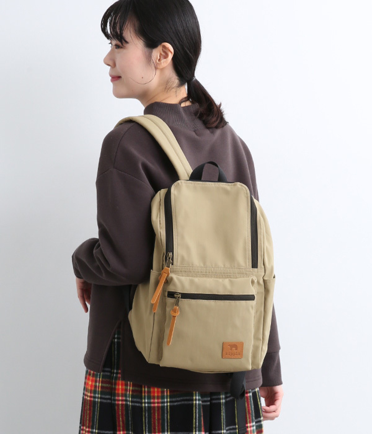 【リンネル掲載】kippis10Pリュック(ベージュ-ONESIZE)