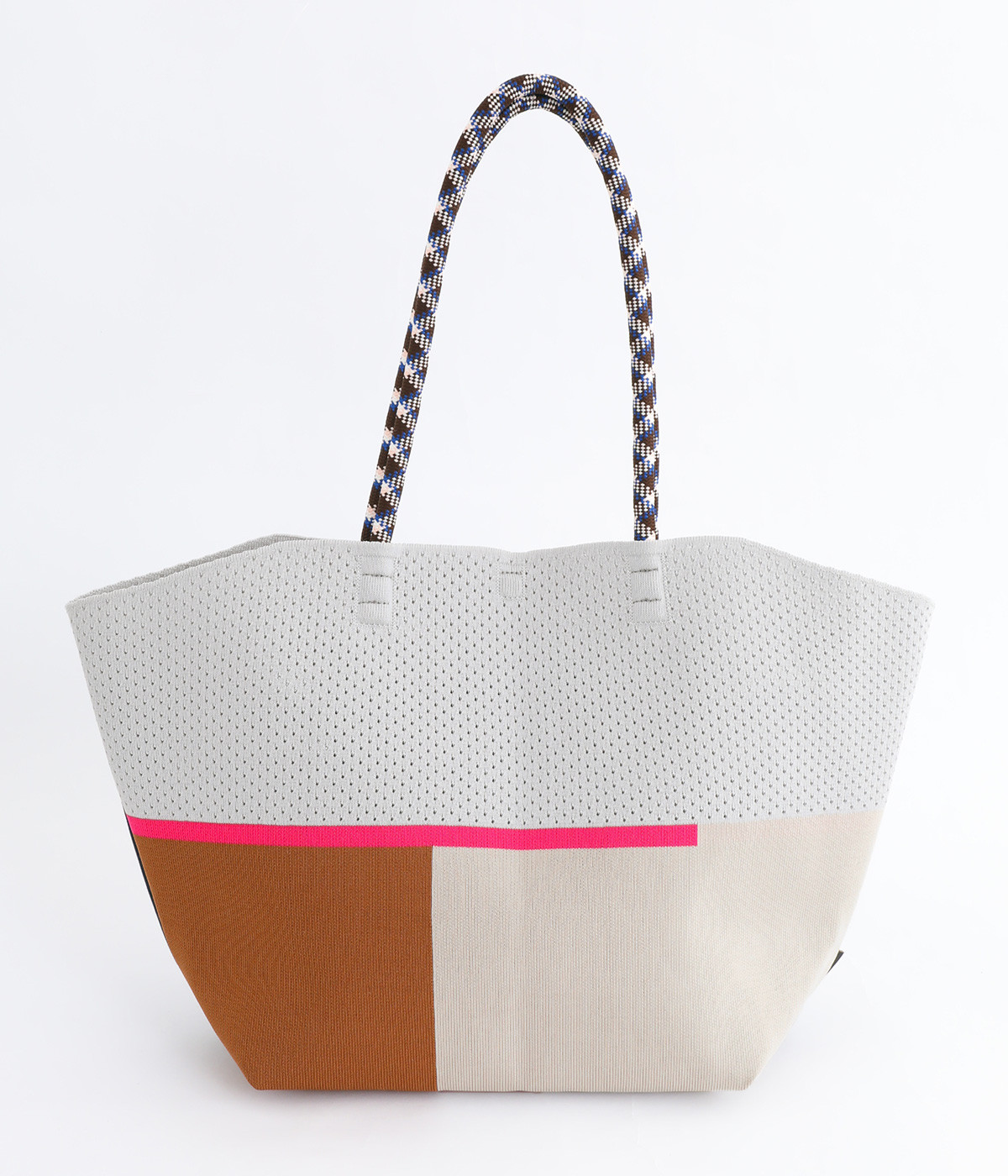 HALF MESH KNIT BAG(ライトグレー-ONESIZE)