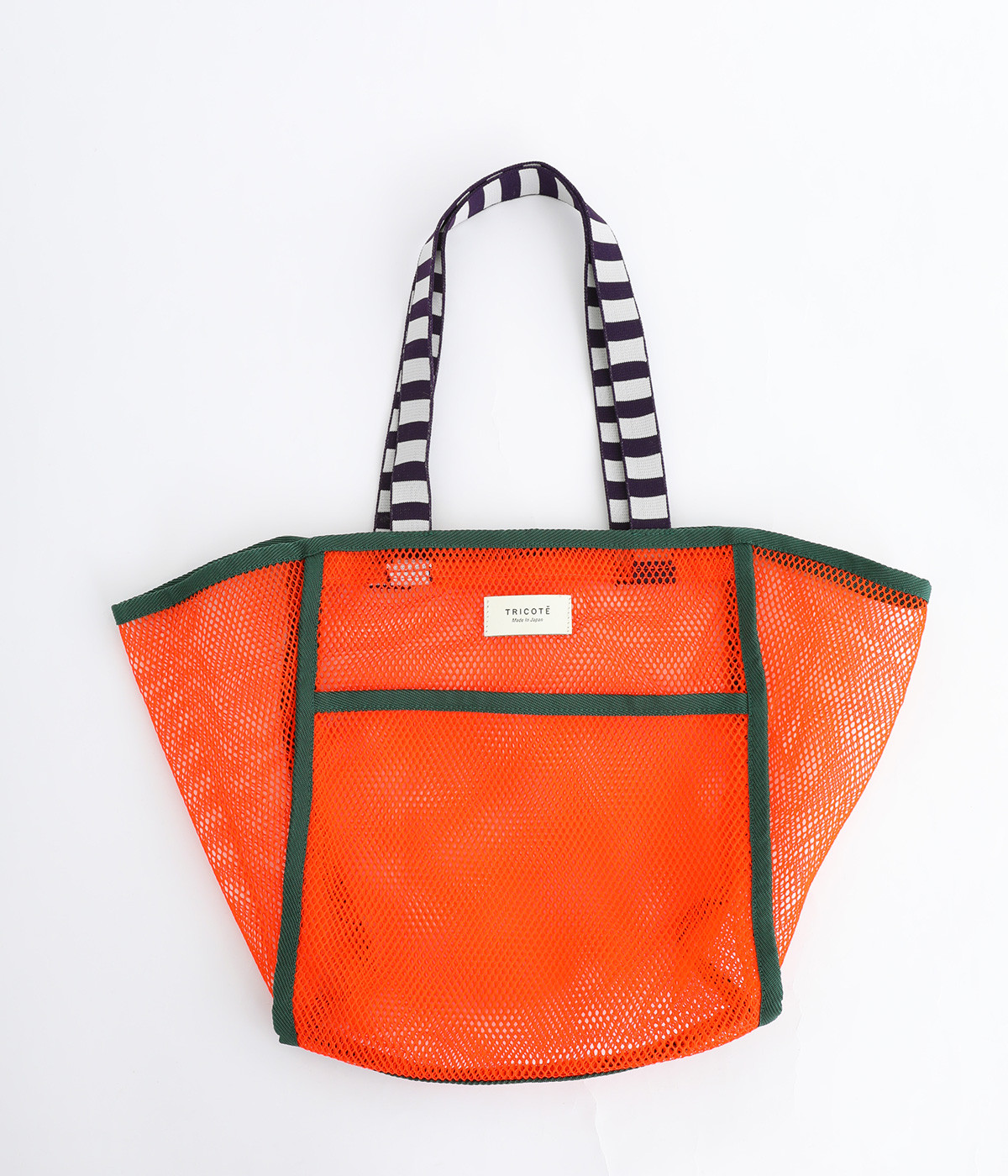 MESH POCKET TOTE BAG(オレンジ-ONESIZE)