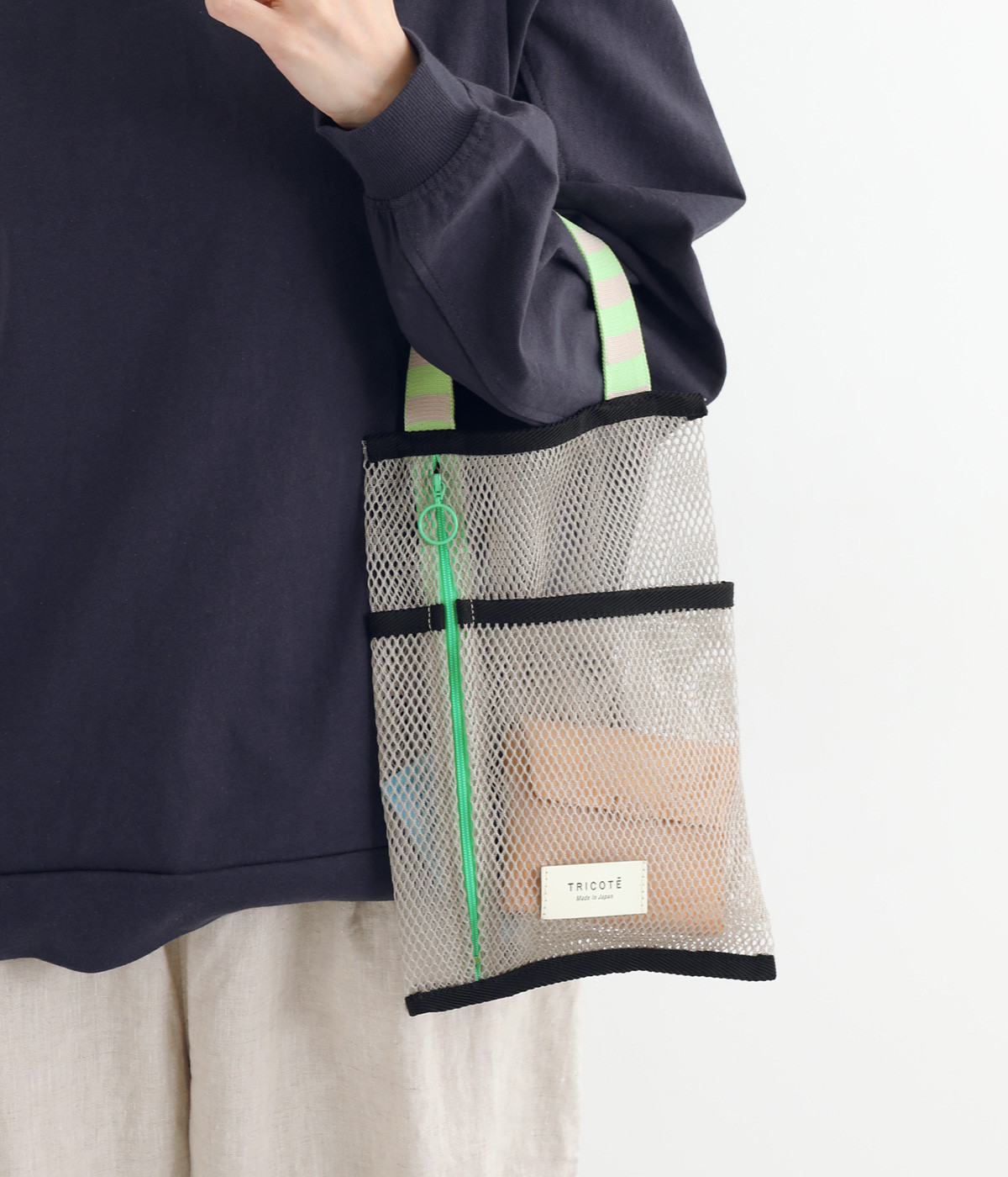 MESH POUCH BAG(グレー-ONESIZE)