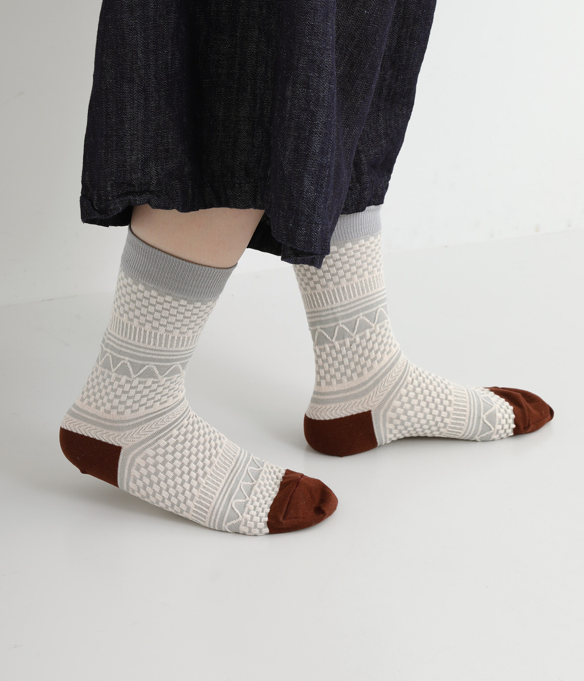 BUMPY NORDIC SOCKS(アイボリー-ONESIZE)