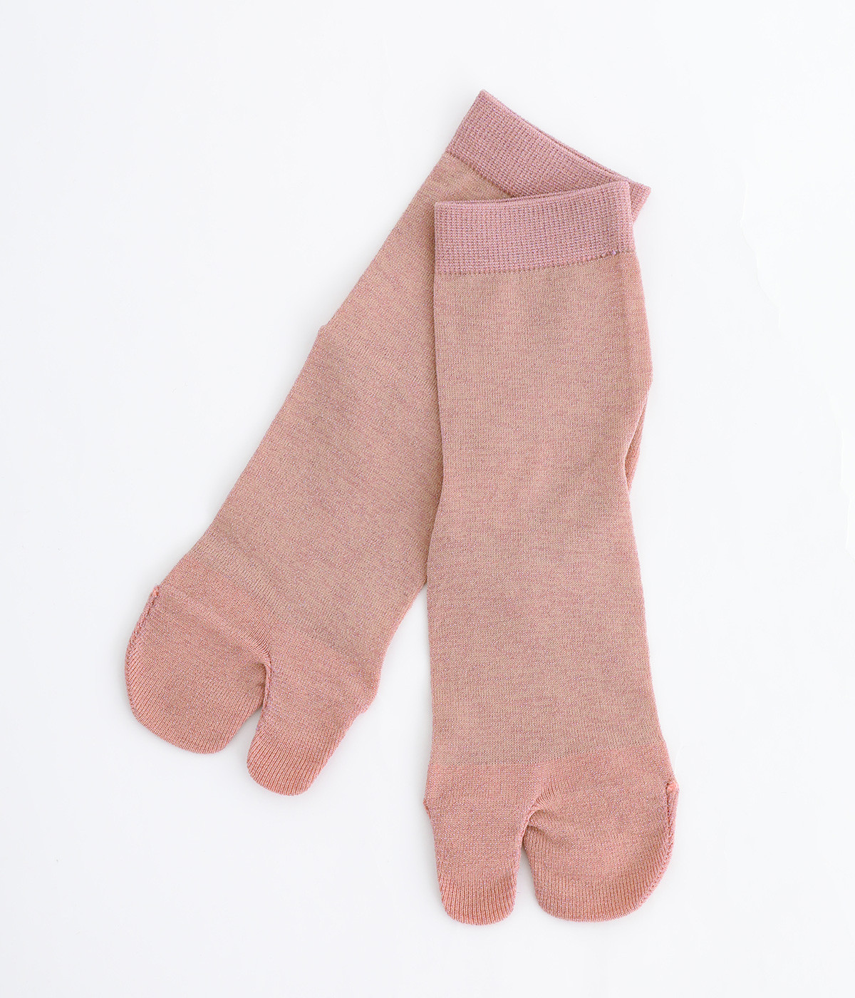 SHEER COLOUR LAME TABI SOCKS(ピンク-ONESIZE)