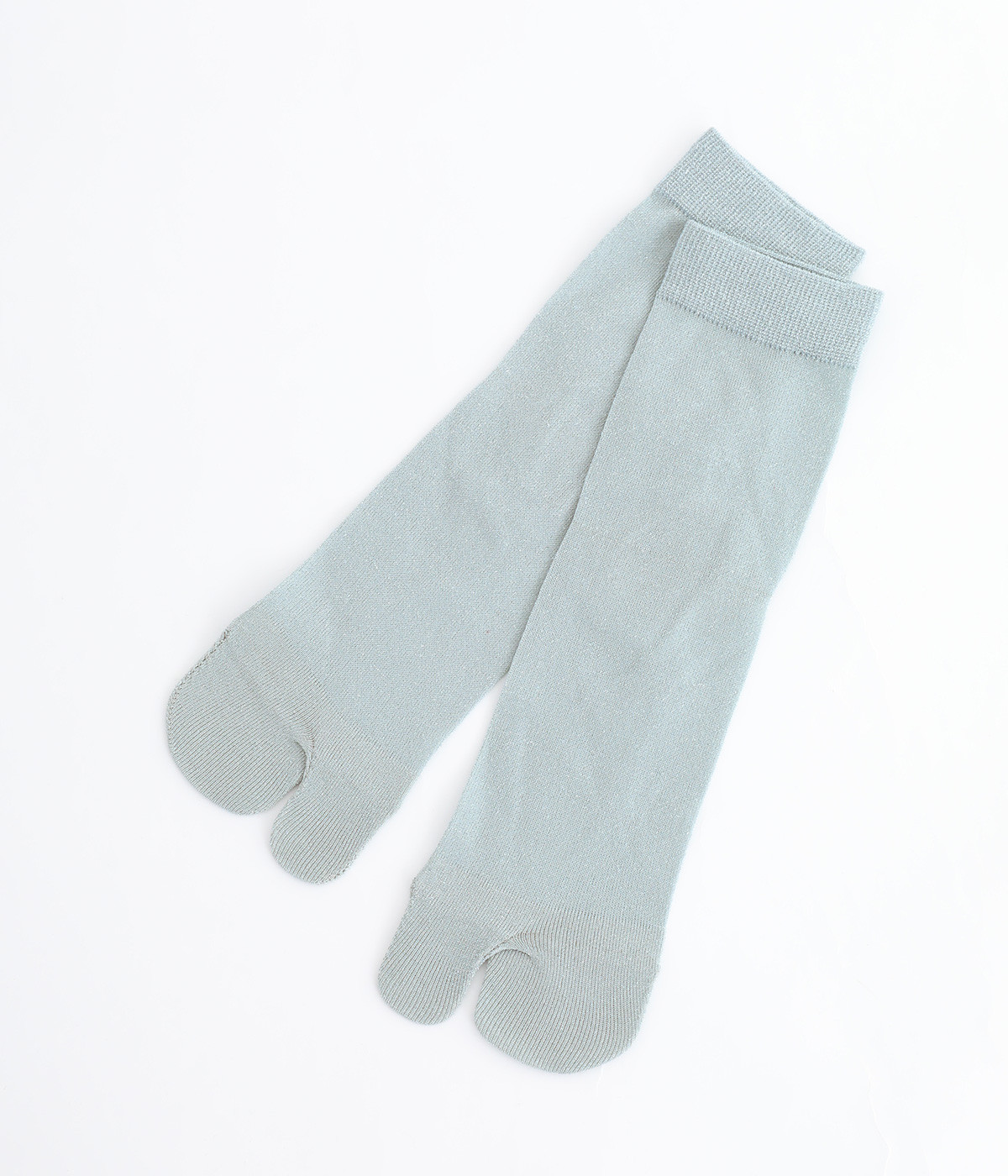 SHEER COLOUR LAME TABI SOCKS(ライトブルー-ONESIZE)
