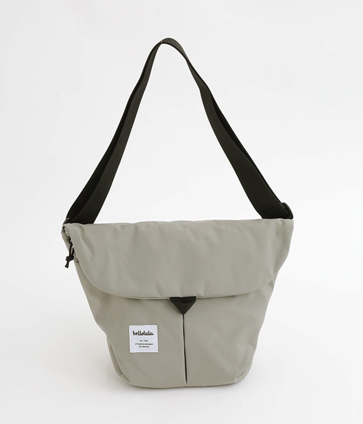KASEN　撥水加工オールデイショルダーバッグ(ソフトグレー-ONESIZE)