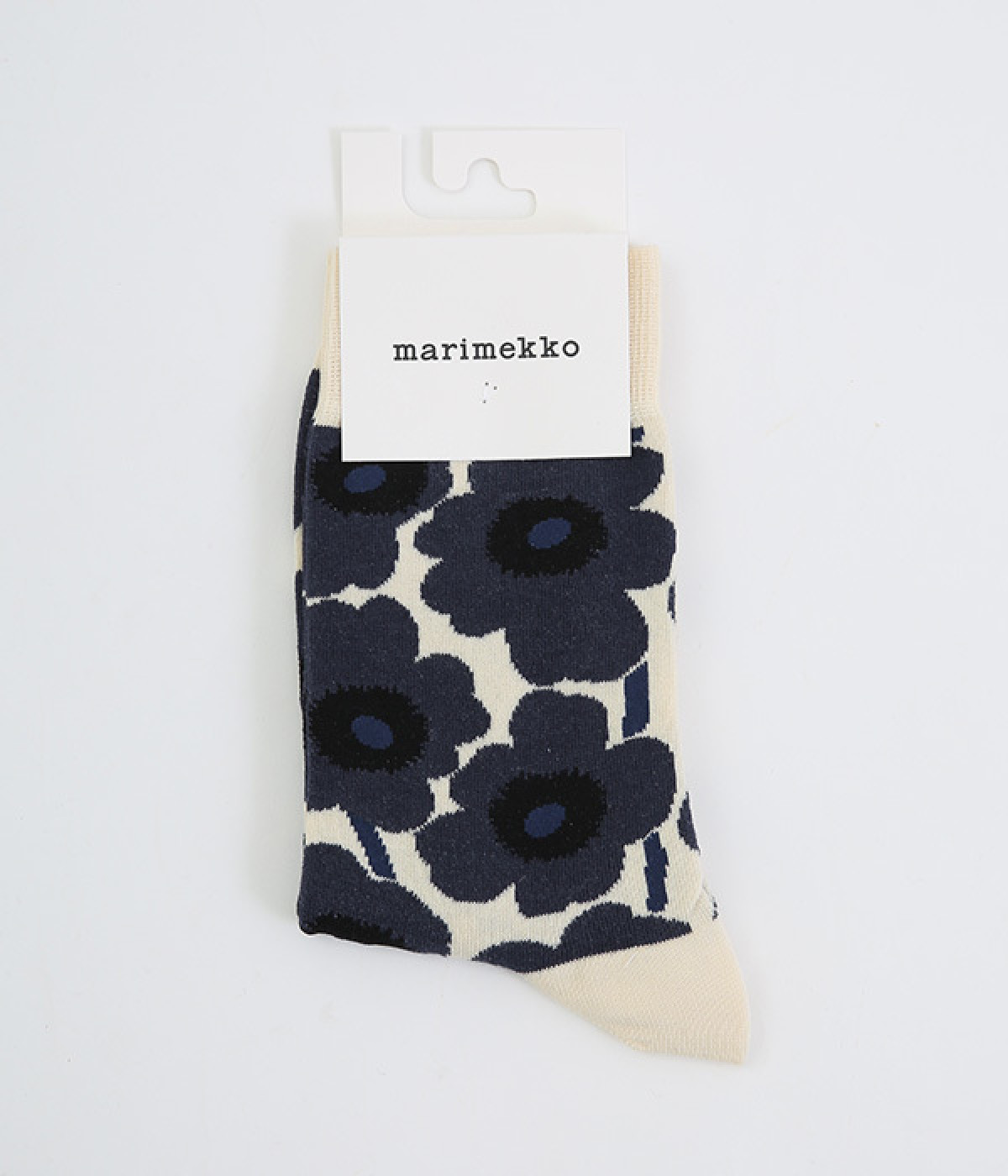 Kirmailla　Unikko　socks(ブラック-ONESIZE)
