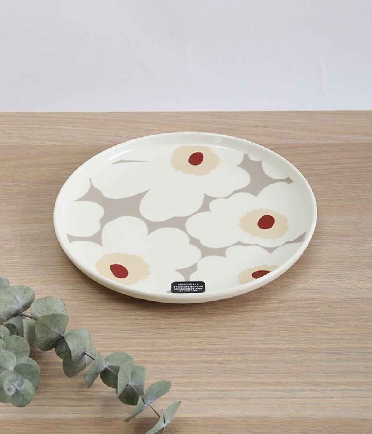 Unikko plate 20cm(グレー-ONESIZE)