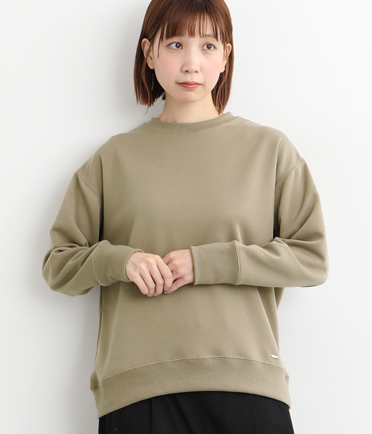 【neilikka】ポンチＴシャツトレーナー(モカ-L)