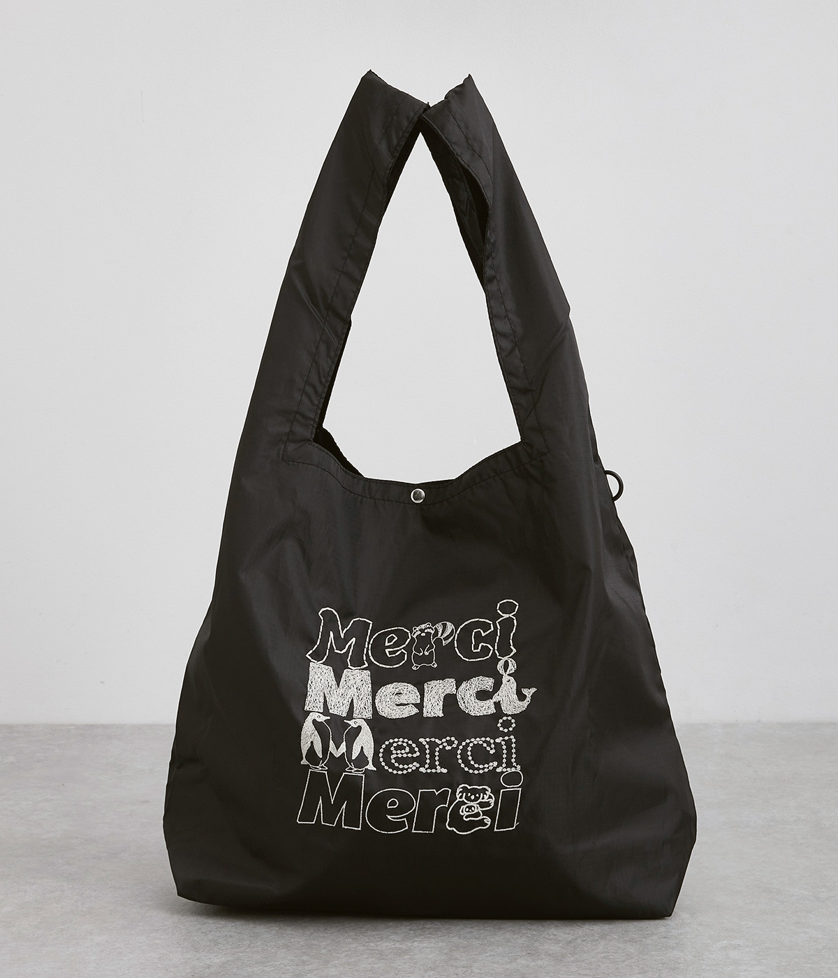 EMB　merci 2wayマルシェバッグ(ブラック-ONESIZE)