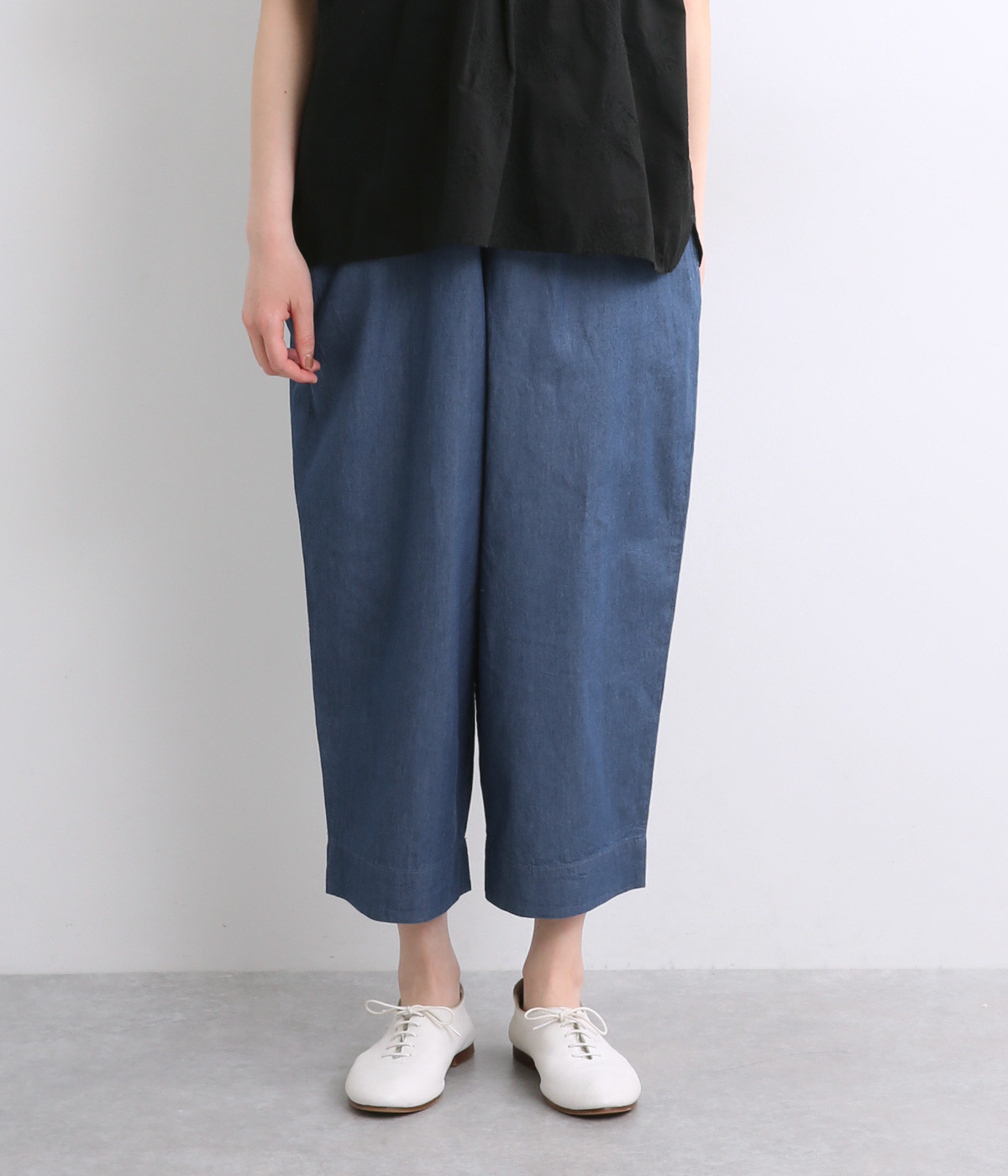 Pomme パンツ(フェードデニム-ONESIZE)