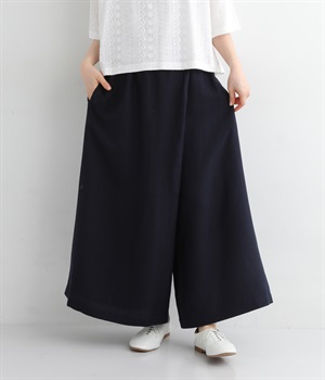 Cornetラップ風キュロットパンツ