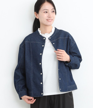 豊かな暮らしネーム付きデニムジャケット