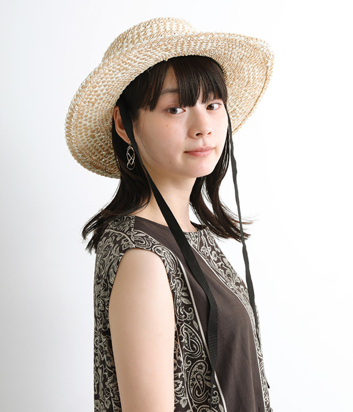 KANKAN MIX HAT(オフホワイトミックス-ONESIZE)