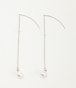 パールロングピアス