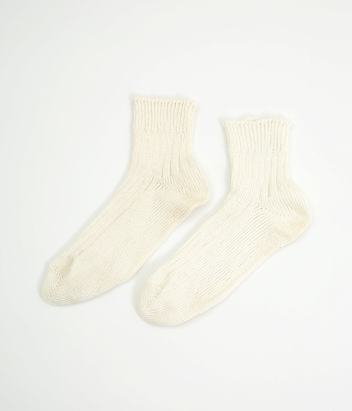 シャインソックス　basic(ホワイト-ONESIZE)