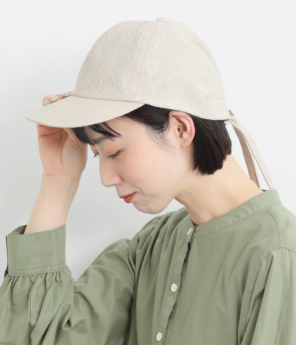 ポシェキャップ(キナリ-ONESIZE)