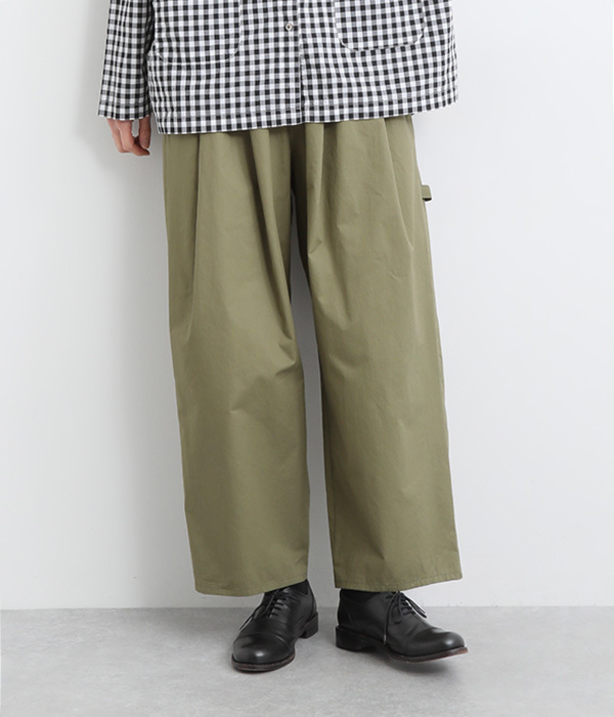コットンツイル ペインターパンツ(オリーブ-ONESIZE)