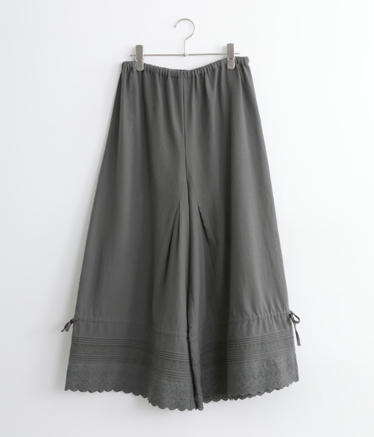ビエラレーシー2WAYぺチキュロット(グレー-ONESIZE)
