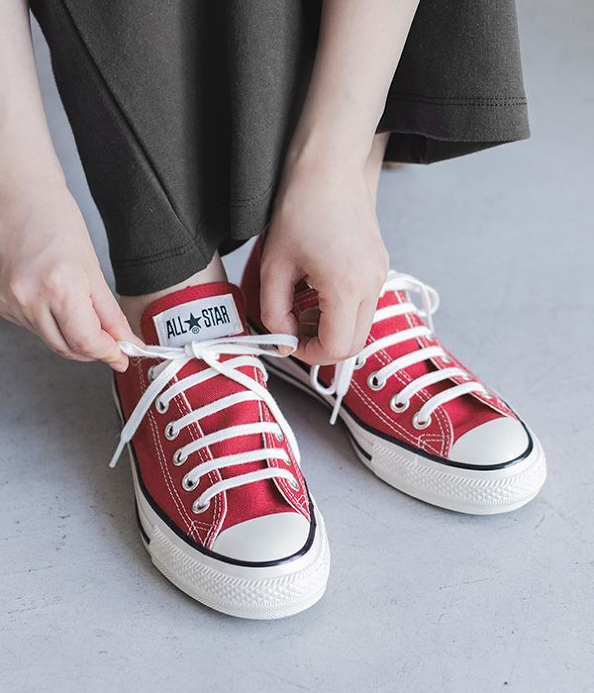 ALL　STAR　US　ローカット(クラシックレッド-230)