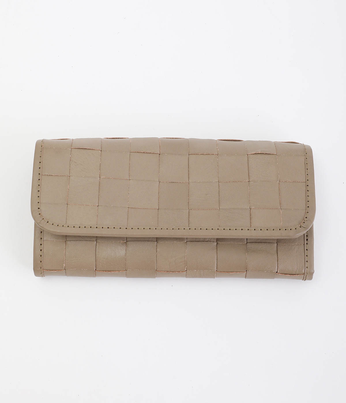 カウレザーメッシュ　長財布(オーク-ONESIZE)