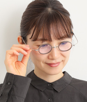 リーディンググラス　3D　SI-11(スモーククリアマット×シルバーマット-100)