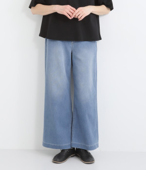 アイスメッシュワイドデニムパンツ