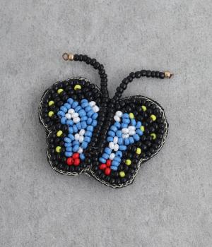 TINY BUG BEADS BROOCH(チョウチョ-F)