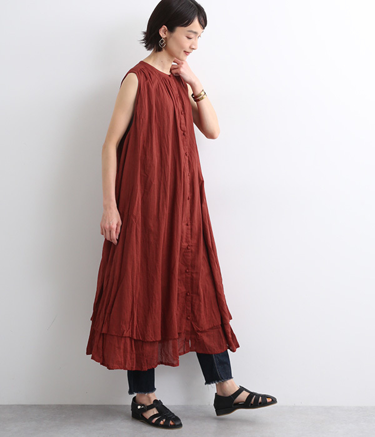 レイヤーノースリドレス long123cm(レッド-ONESIZE)