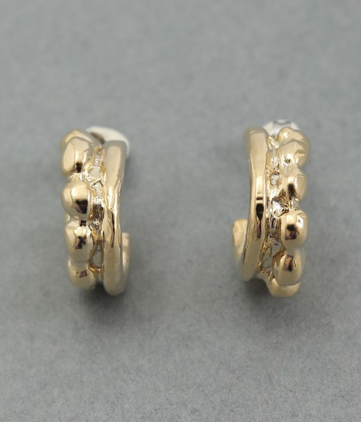 round　arch　dot　metal　ピアス(ゴールド-ONESIZE)