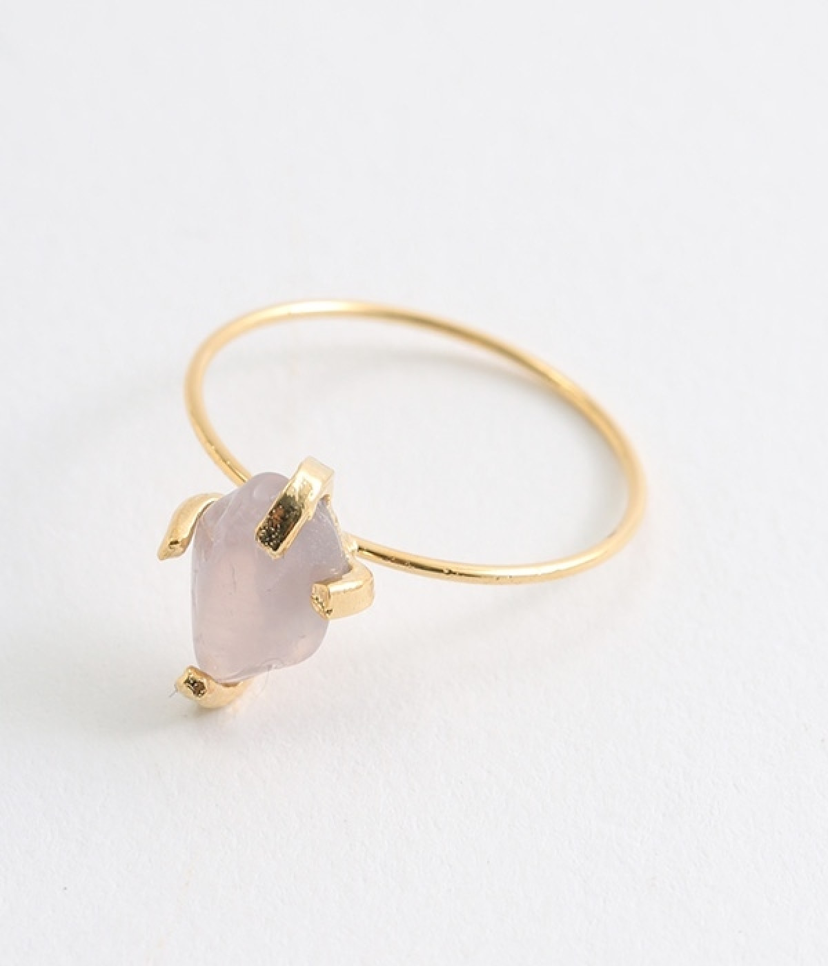 natural　stone　リング(クリスタル-ONESIZE)