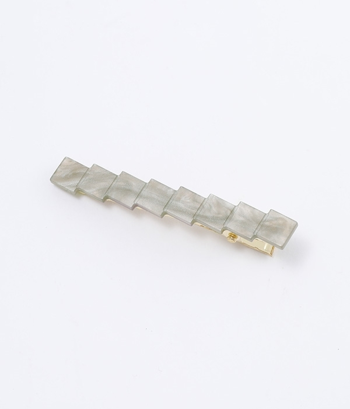 tile motif ヘアクリップ(グレー-ONESIZE)